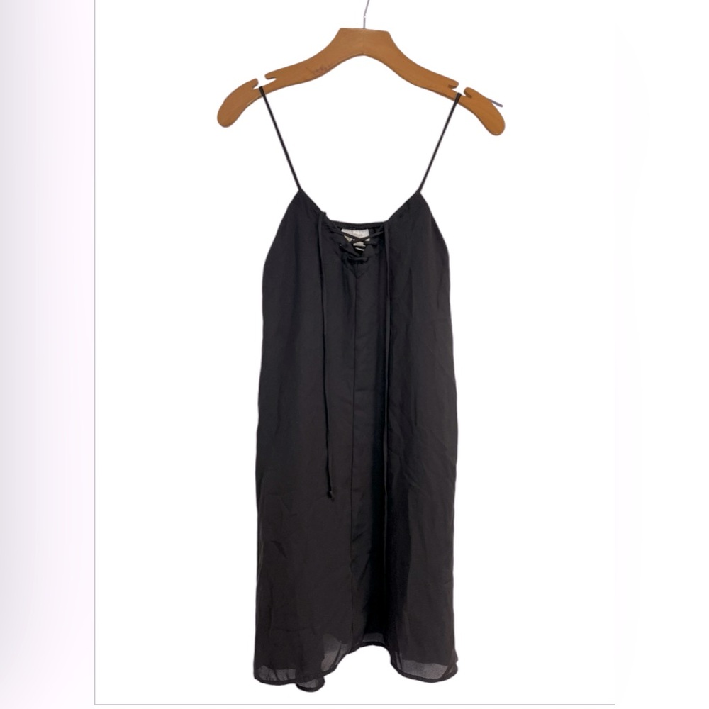 Mimi Chica black lace up dress